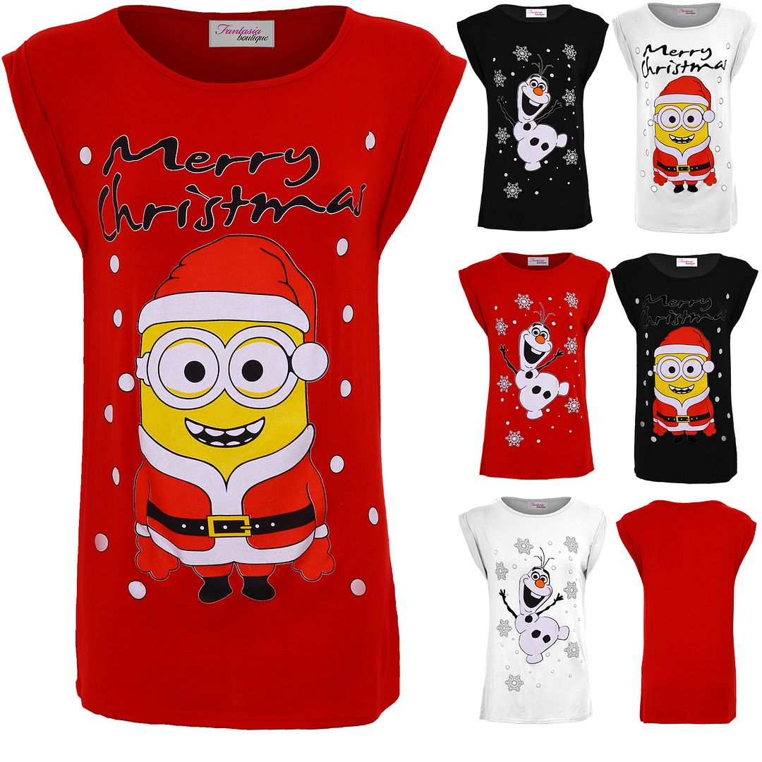 Olaf Amp Minion Christmas T Shirt Collage Fantasia Zpsdb65e352